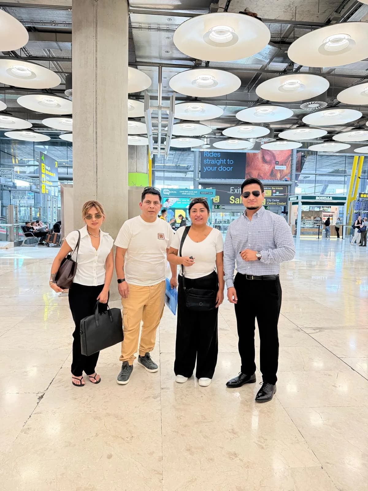 Recepción en el Aeropuerto