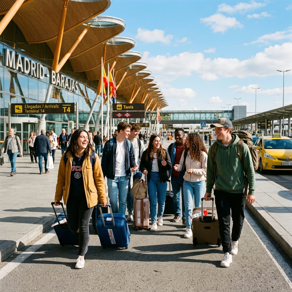 Llegada al Aeropuerto España